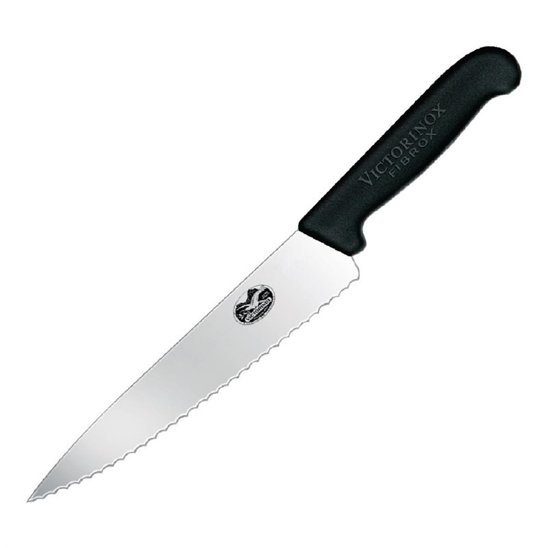 COUTEAU A DECOUPER A DENTS VICTORINOX 22CM