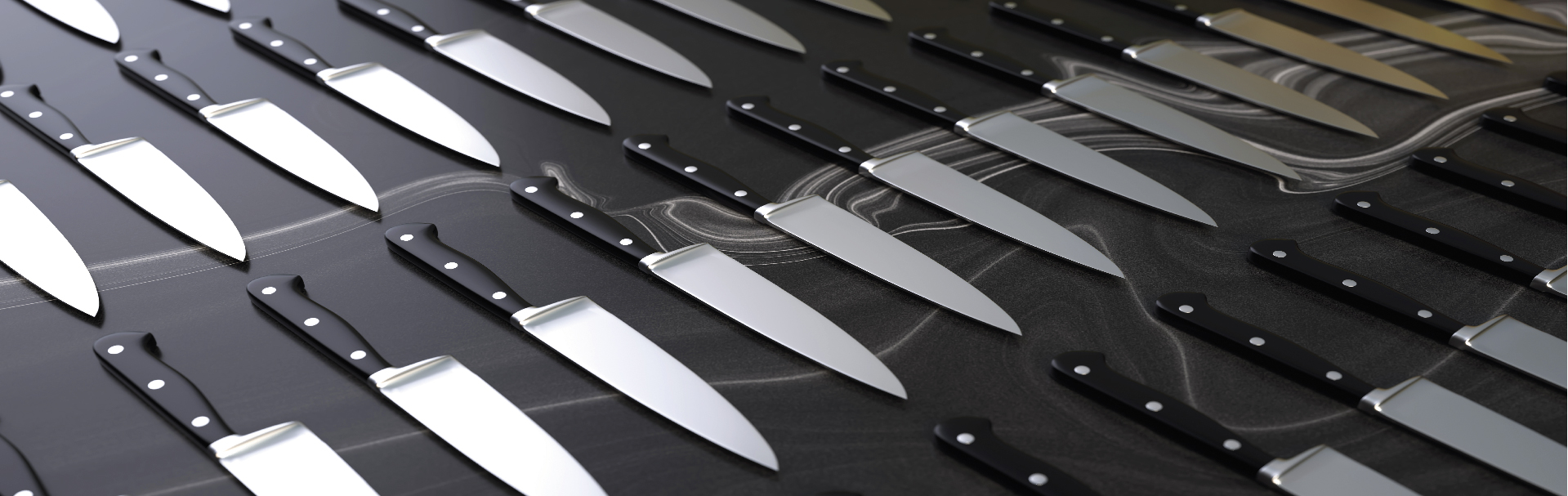 Mallette rangement couteaux noire vide 5 emplacements - Sabatier  Accessoires