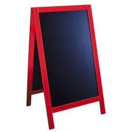 etal-shops.com - Chevalet bois COLOR ROUGE 60x115 cm