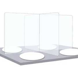 etal-shops.com - Protection table plexiglass en croix