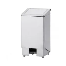 etal-shops.com - Poubelle inox-à pédale- couvercle avec vérin-120 litres- - Diamond