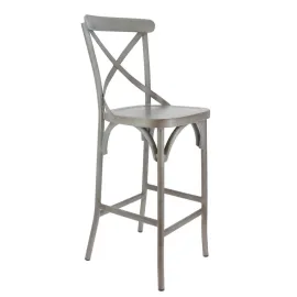 etal-shops.com - Chaise de bar Bayonne, Couleur: GRIS