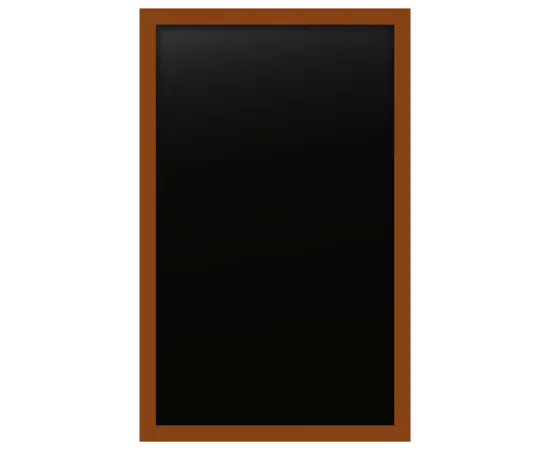 etal-shops.com - Ardoise noire CARAMEL cadre bois FSC, Shipping Google: FR::Standard:8.00 EUR, Couleur: Brun, Dimensions produits(variants): 40x60 cm