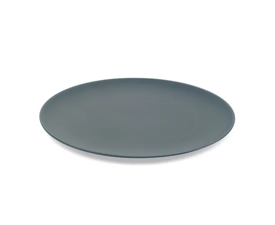 etal-shops.com - Assiette plate en PLA grise 19,4x1 cm