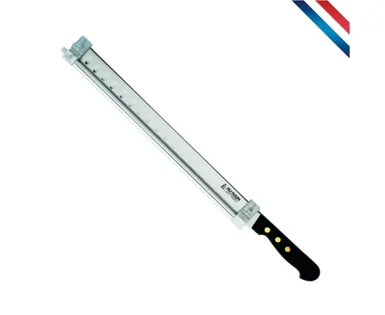 etal-shops.com - Couteau à saumon pro-manche noir - Lame inox - 40 cm