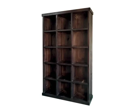 etal-shops.com - MEUBLE PRESENTOIR PIN 15 CASES MADERA Couleur - NOIR