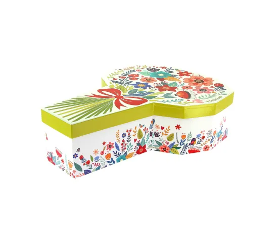 etal-shops.com - Boite carton forme bouquet Primavera 27x29/9