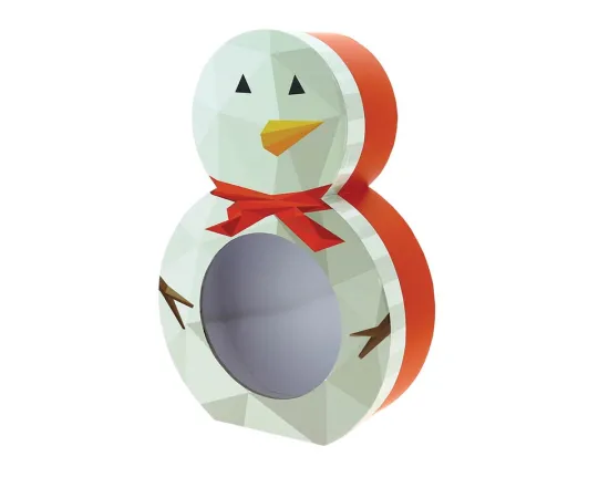 etal-shops.com - Boite bonhomme de neige carton 38x26