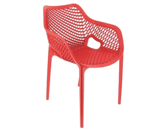 etal-shops.com - Fauteuil de restaurant exterieur Air, Couleur: Rouge