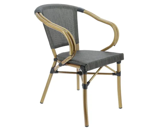 etal-shops.com - Fauteuil exterieur restaurant Biarritz, Couleur: BRONZE