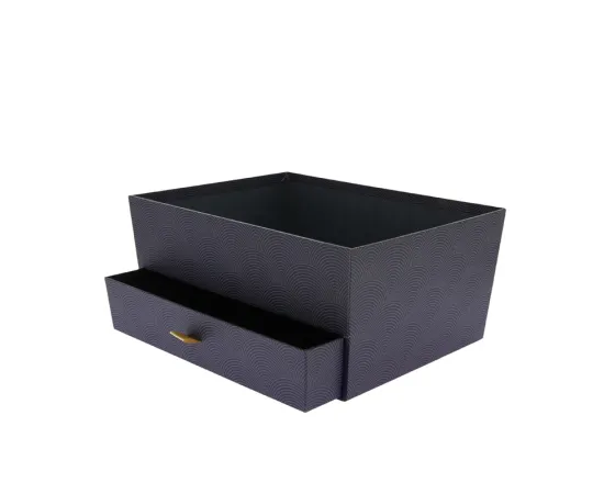 etal-shops.com - Corbeille carton haute avec tiroir Excellence 29x22