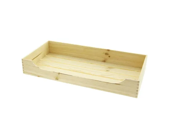 etal-shops.com - Cagette bois naturelle gm avec ouverture avant