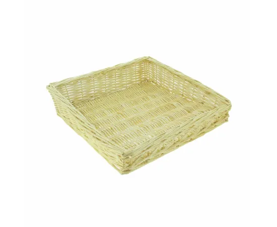 etal-shops.com - Corbeille osier naturel Fougasse 40x40