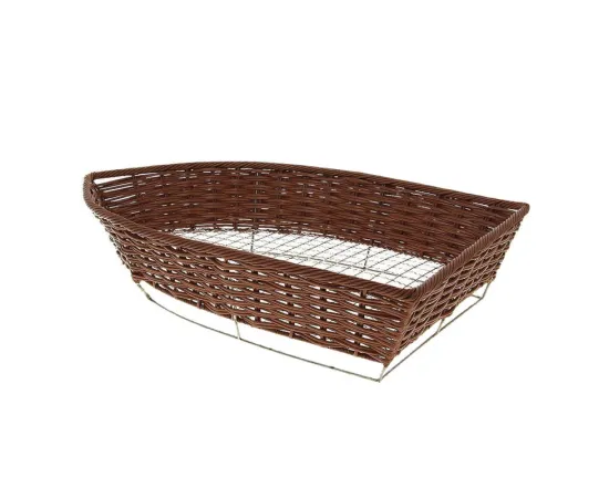 etal-shops.com - Corbeille polypropylène Barque Grille Socle 58x40