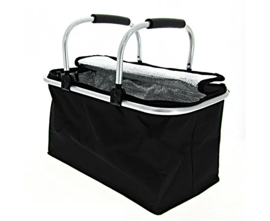 etal-shops.com - Panier isotherme pliable noir 44.5x28