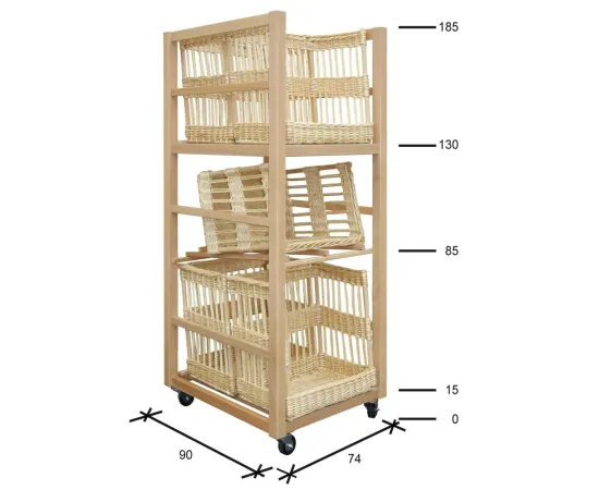 etal-shops.com - Meuble à défourner F.74 x P.90 x Ht 185