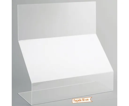 etal-shops.com - Protection plexiglass épaisseur 4 mm  F.50 x P.15 x Ht 74