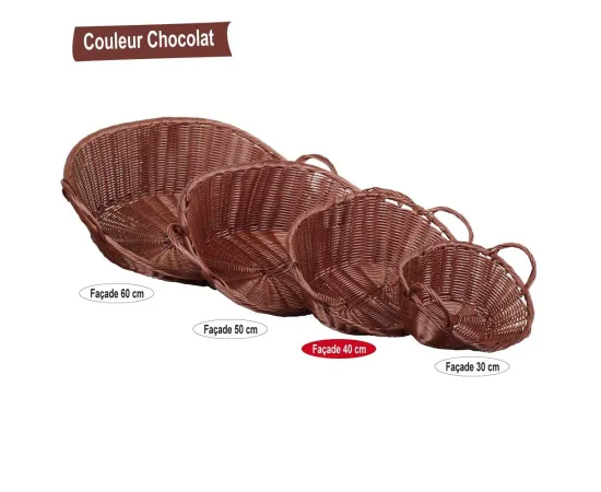 etal-shops.com - Van en polypropylène F.40 X P.34 X AR.15 Chocolat