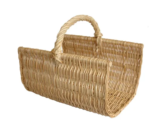 etal-shops.com - Panier à bois 1/2 rond F.60 X P.40 X Ht 30-43