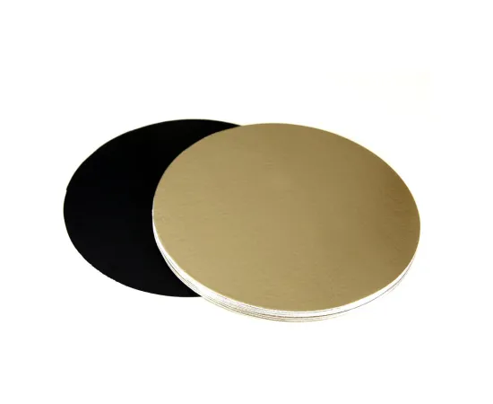 etal-shops.com - Plaque Ronde Double Face Or & Noir Ø14cm