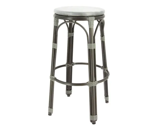 etal-shops.com - Tabouret exterieur restaurant Biarritz, Couleur: GRIS