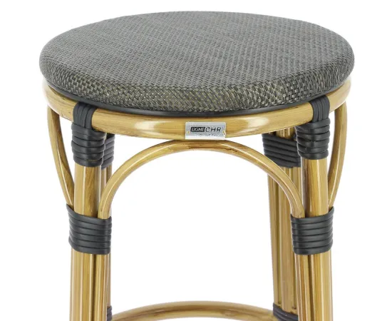 etal-shops.com - Tabouret exterieur restaurant Biarritz, Couleur: BRONZE