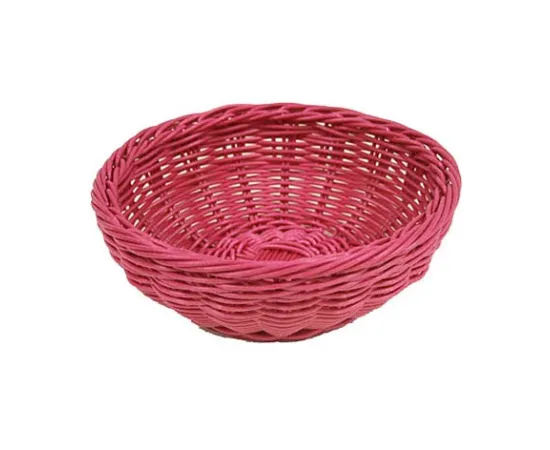 etal-shops.com - CORBEILLE POLYPROPYLENE RONDE MOSCO VIOLET Ø16X6.5