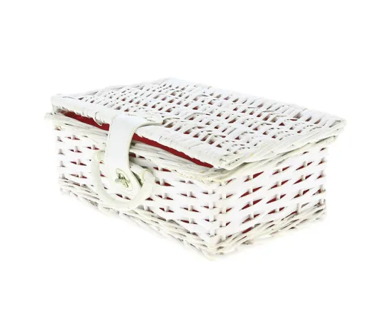 etal-shops.com - Coffret rectangle eclisse bois et tissu Ruby 30x20