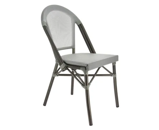 etal-shops.com - Chaise exterieure restaurant Biarritz, Couleur: GRIS