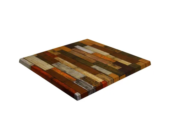 etal-shops.com - Plateau de table restaurant Werzalit 70x70, Couleur: PLANCHA ROT