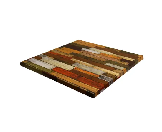 etal-shops.com - Plateau de table Werzalit 60x60, Couleur: PLANCHA ROT