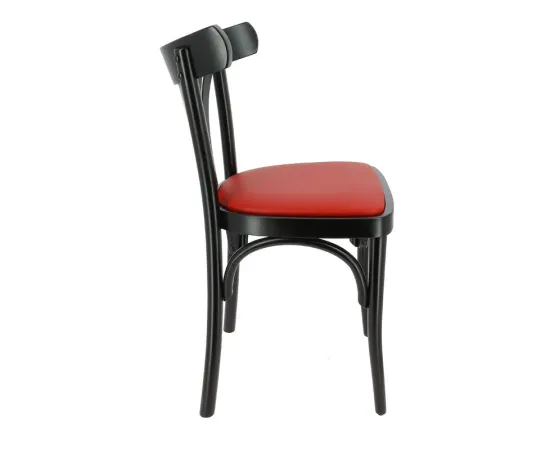 etal-shops.com - Chaise bois New Orleans assise simili rouge