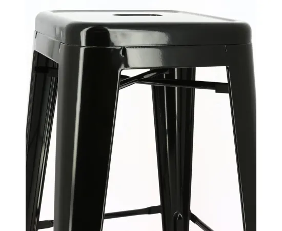 etal-shops.com - Tabouret métal de bar Chicago, Couleur: NOIR