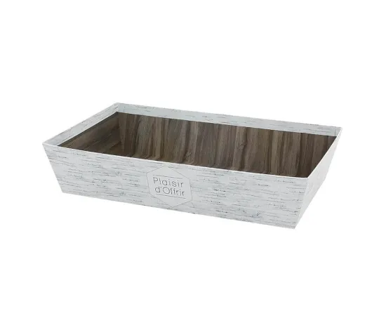 etal-shops.com - Corbeille carton rectangle Bouleau 36x27