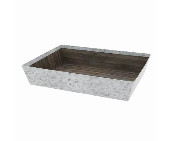 etal-shops.com - Corbeille carton rectangle Bouleau 33x20