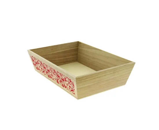 etal-shops.com - Corbeille bois rectangle Scandi 35x25