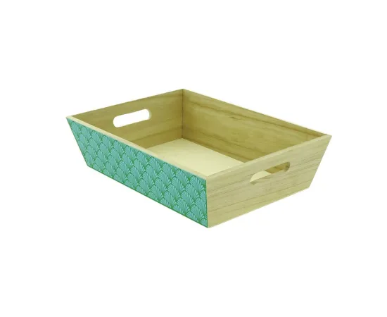 etal-shops.com - Corbeille bois rectangle Amandine 35x25