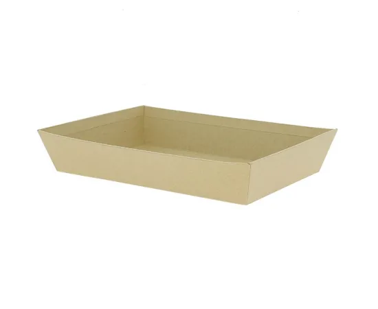 etal-shops.com - Corbeille carton rectangle Kraft 26x20