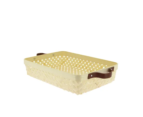 etal-shops.com - Corbeille rectangle bamboou 33x23