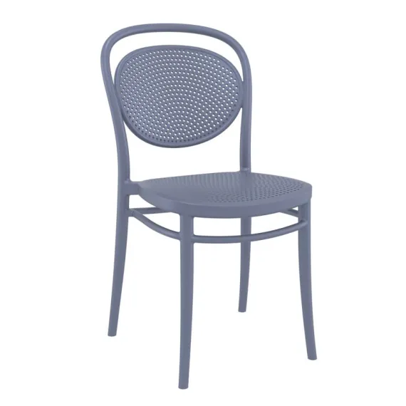 etal-shops.com - Chaise terrasse de restaurant Venise, Couleur: GRIS FONCE