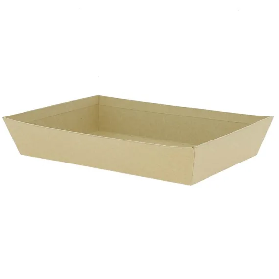 etal-shops.com - Corbeille carton rectangle Kraft 26x20