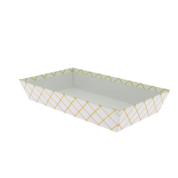 etal-shops.com - Corbeille carton rectangle Baroque 33x20